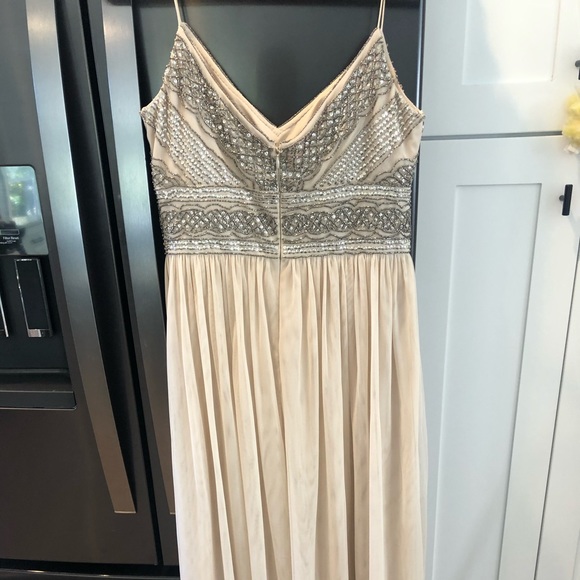 Adrianna Papell Sleeveless Beaded Tulle Gown - Picture 3 of 6